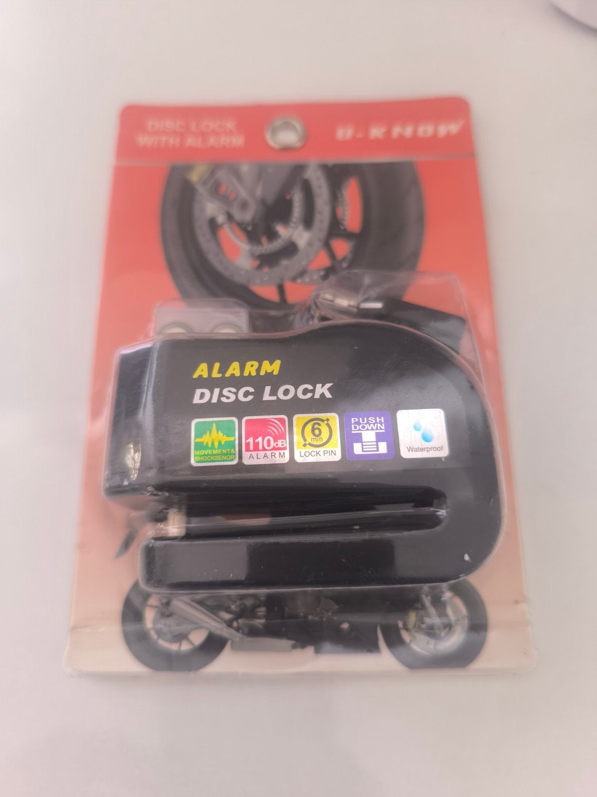 bloque disque alarme moto état neuf, Ophalen of Verzenden