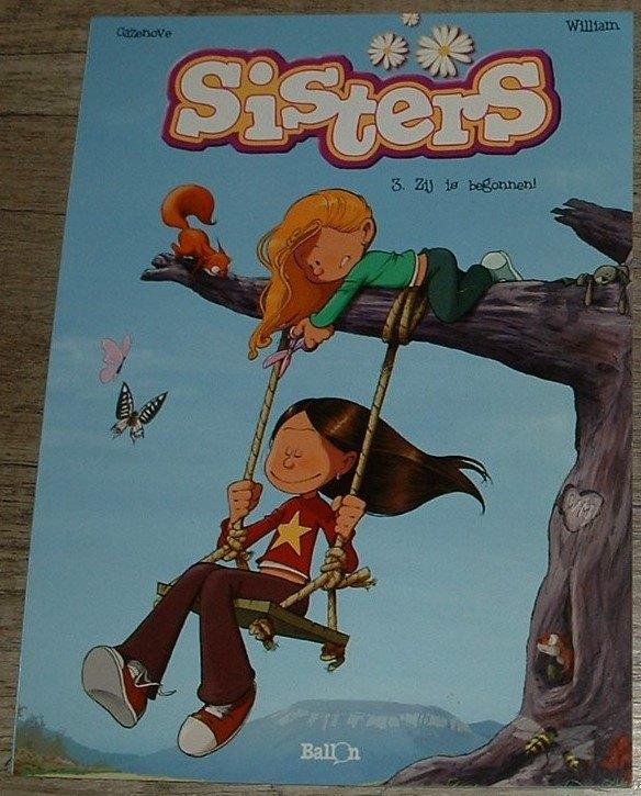 strip sisters nr 3 ballon media uitgave - 1e druk, Nieuw, Ophalen of Verzenden, Meerdere stripboeken, Maury William