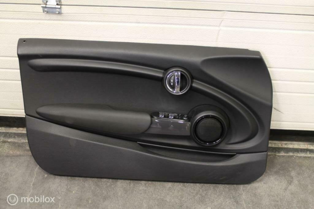 Deurpaneel links zwart leder Mini Cooper F55 F56 F57