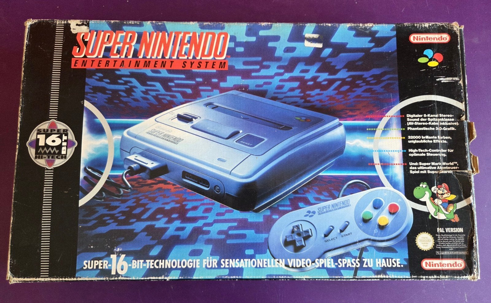 Super nintendo avec boite, Consoles de jeu & Jeux vidéo, Enlèvement, Utilisé, Avec 2 manettes, Avec jeux
