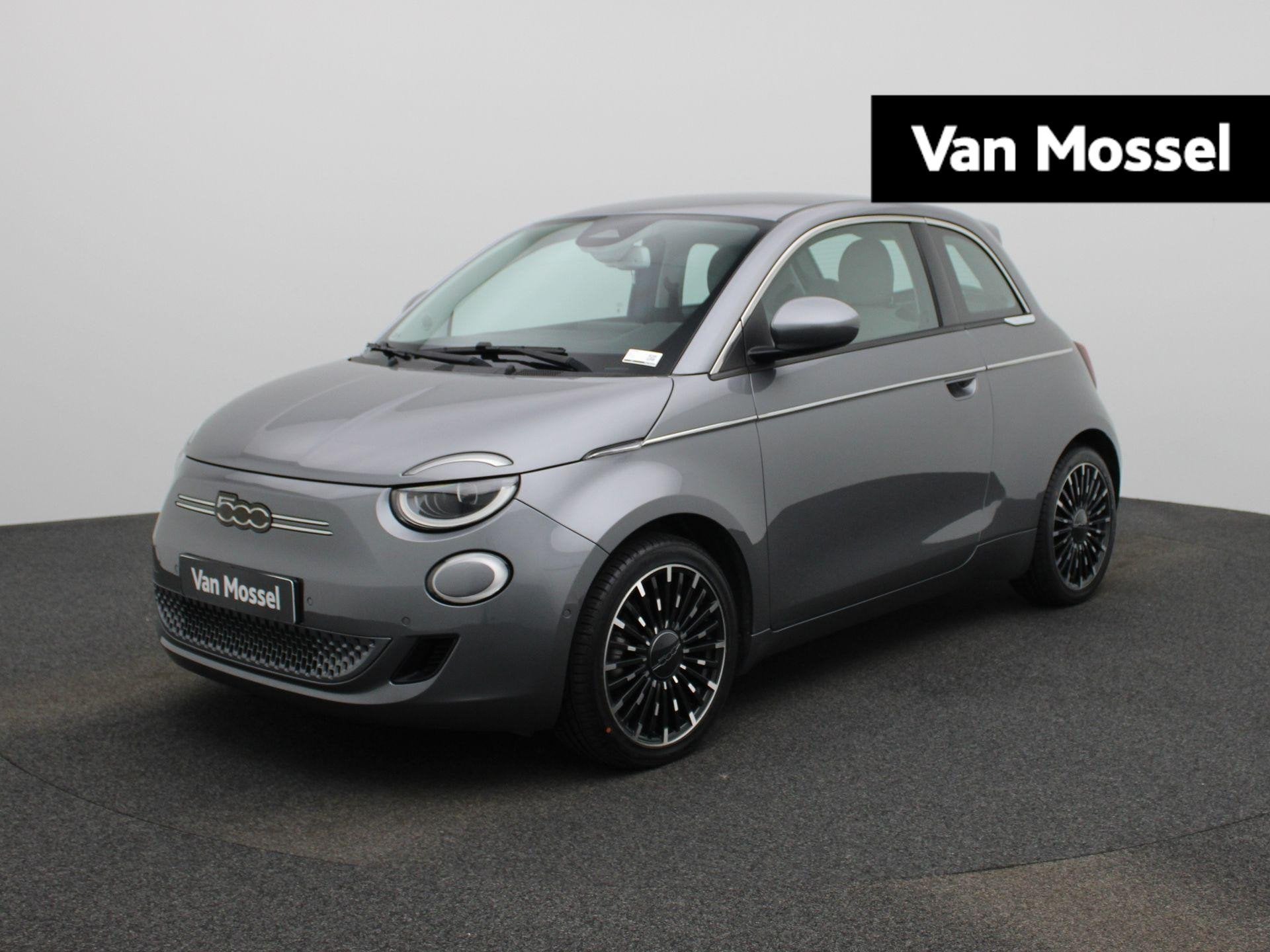 Fiat 500e 500e 42 kWh La Prima by Bocelli, Auto's, Fiat, 4 zetels, 1365 kg, https://public.car-pass.be/vhr/b33617a4-e429-45c6-8d3c-dbb43e20bcdd