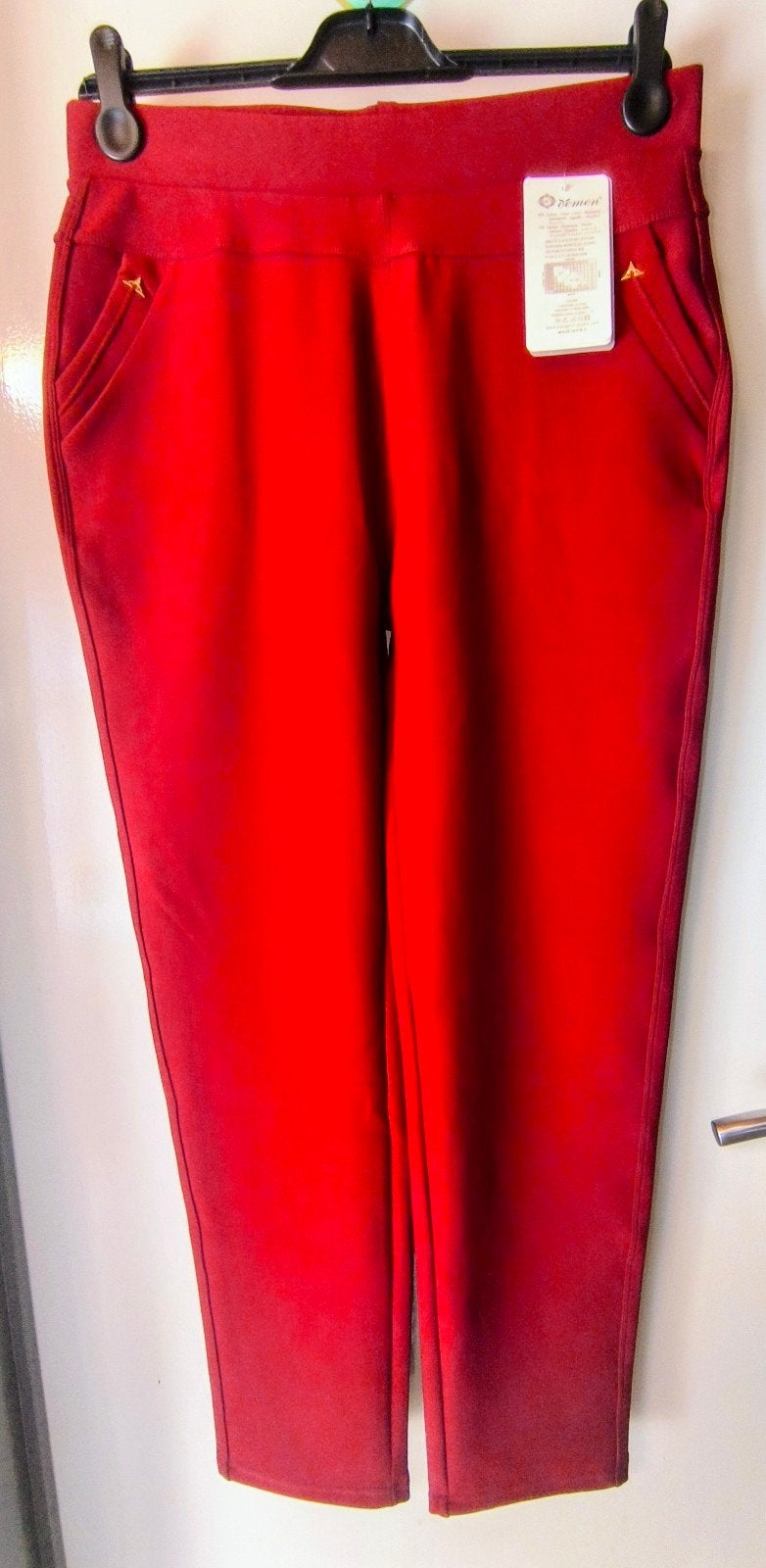 Bordeauxrode broek., Kleding | Dames, Broeken en Pantalons, Maat 46/48 (XL) of groter, Nieuw, Ophalen of Verzenden, Demen