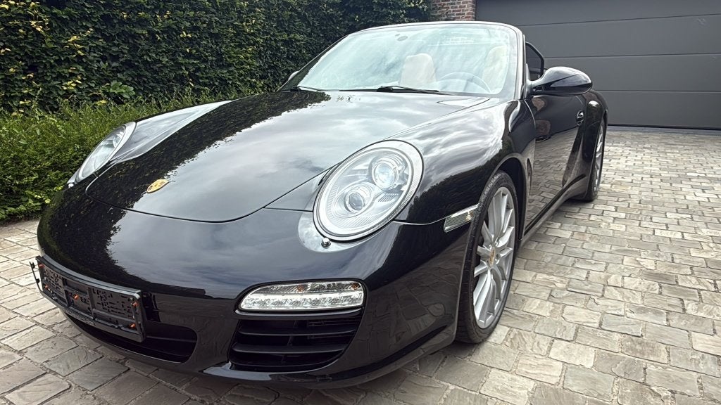 Porsche 911 Carrera 4 Cabriolet 3.6i PDK, Cabriolet, Zwart, Leder, Vierwielaandrijving