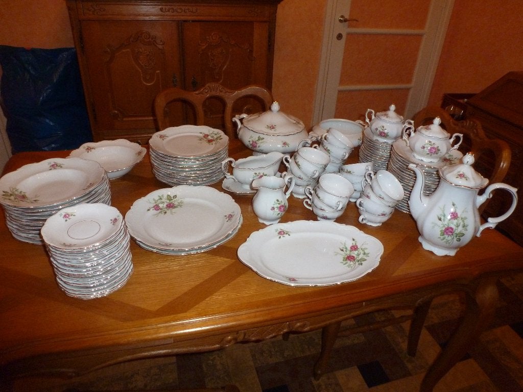 service à diner et café en porcelaine (113 pcs), Antiquités & Art, Enlèvement