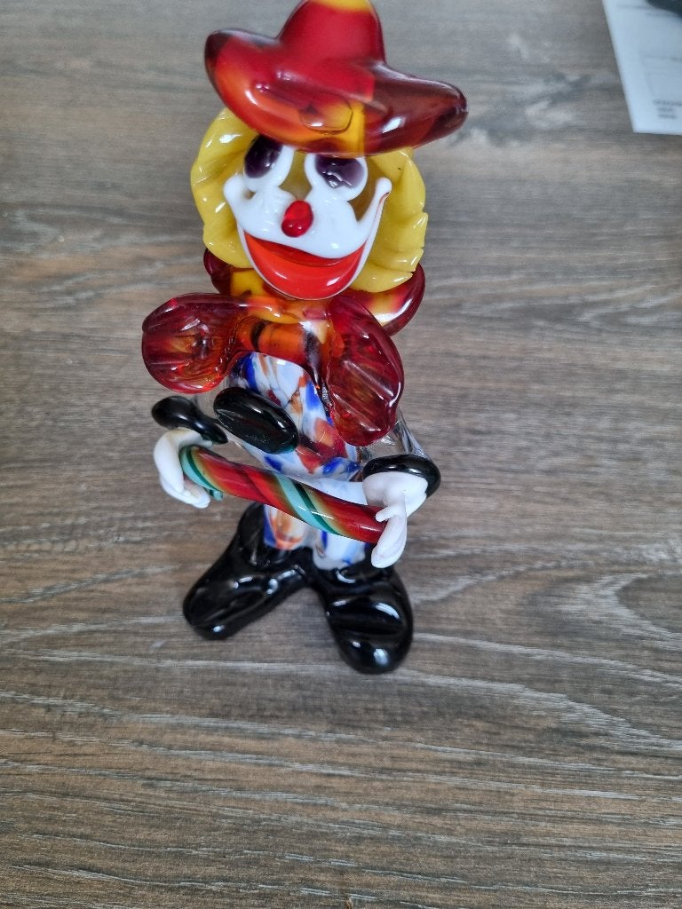 Clown en verre Murano, Antiquités & Art, Enlèvement