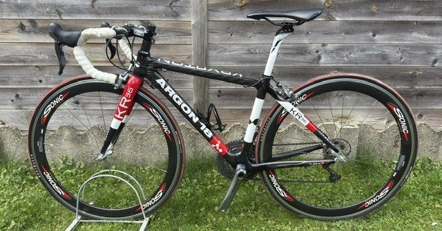 Argon 18 Krypton koersfiets in carbon XXS, Fietsen en Brommers, 28 inch, Gebruikt, Velgrem, 47 tot 50 cm