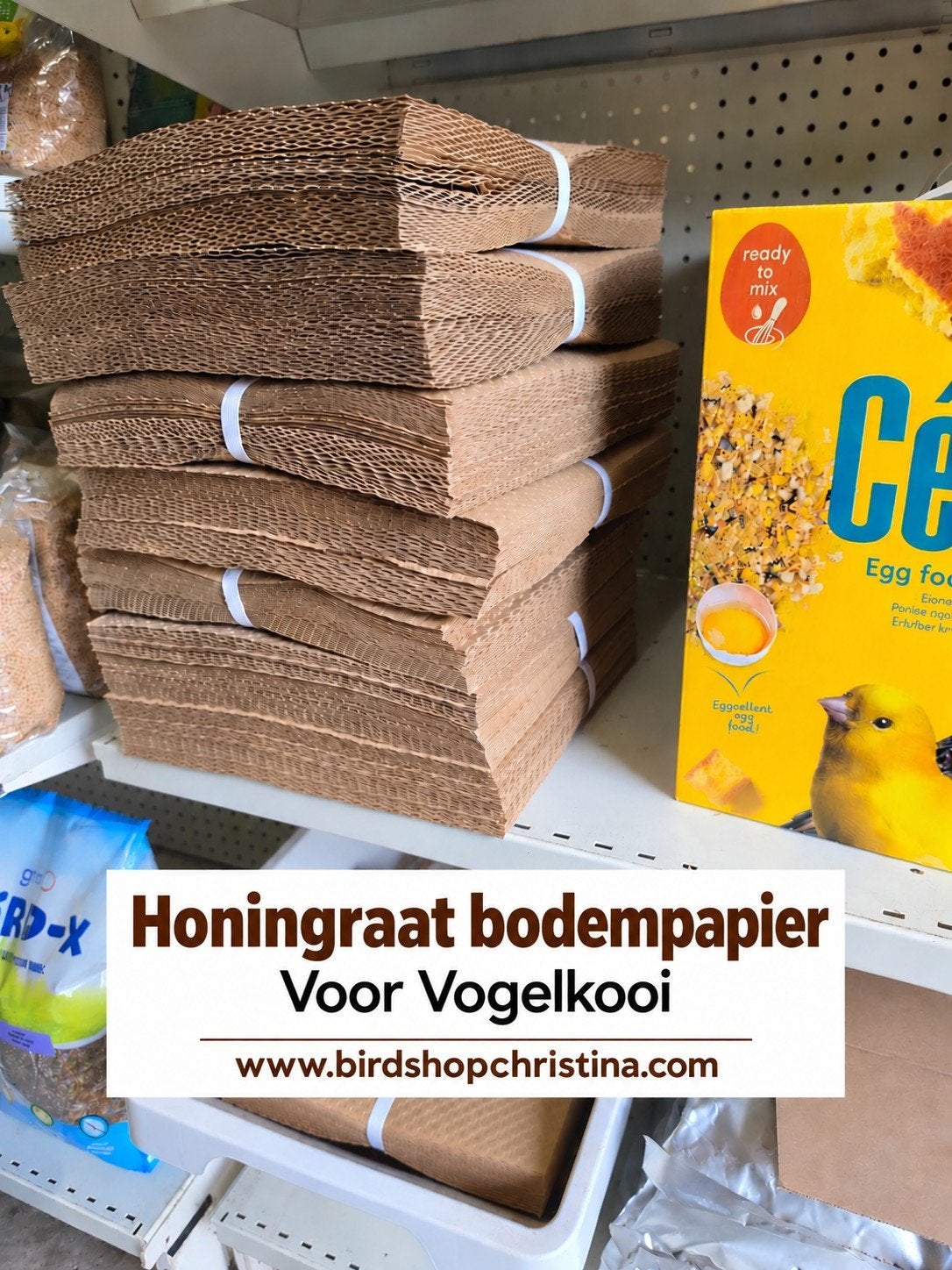 Honingraat bodempapie Voor Vogelkooi Mallen MA ( 100, Ophalen, Nieuw, Kooi-accessoires