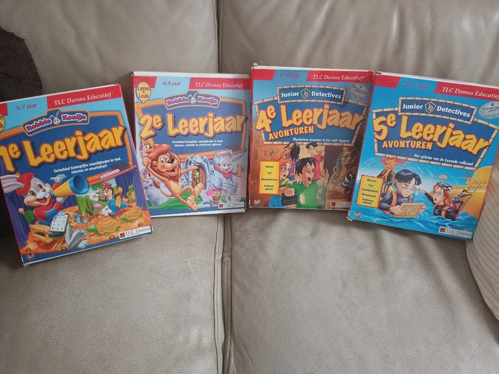 Jeux éducatifs vintage pour PC, 1 joueur, Comme neuf, Enlèvement, À partir de 3 ans