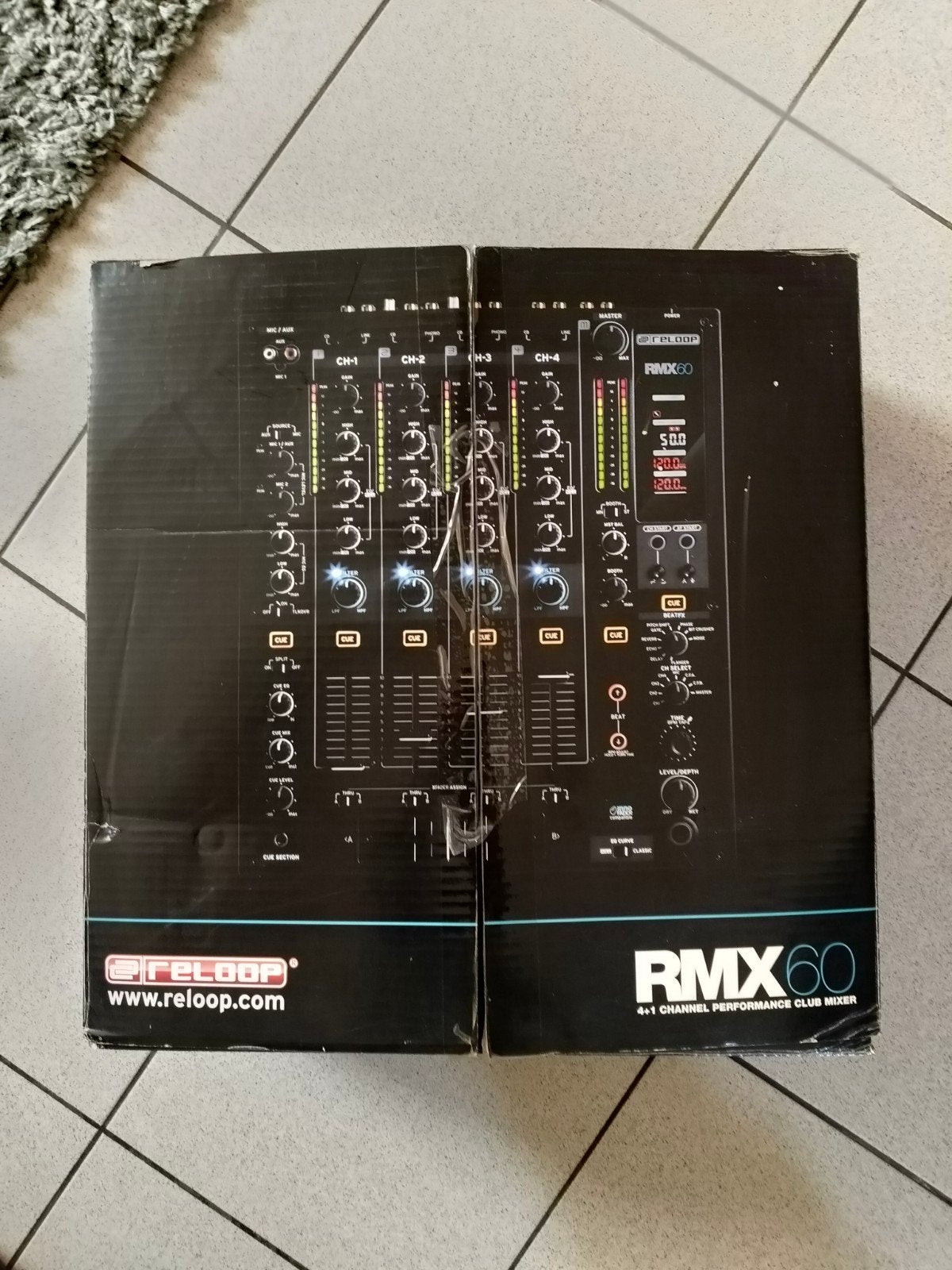 Nouveau mélangeur Reloop RMX60 à vendre. Absence pour cause, Enlèvement