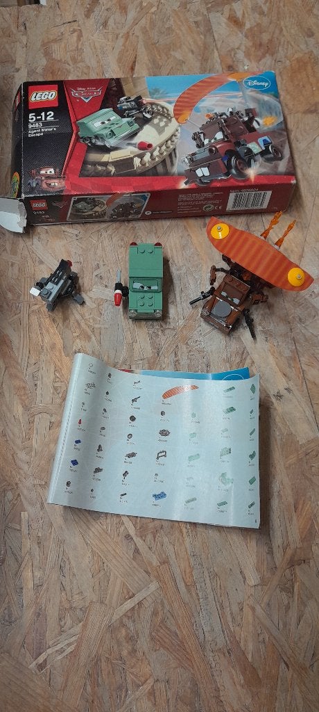 Lego Disney Cars, Lego, Ensemble complet, Instructions incluses, Enlèvement