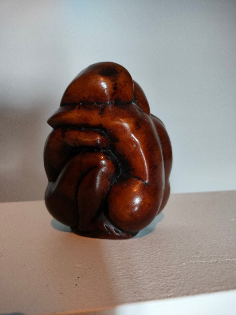 Decoratief beeld, Ophalen of Verzenden, Zo goed als nieuw, Bruin, Composieten