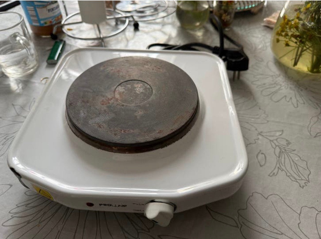 Proline HPO15W elektrische kookplaat met één pit, Ophalen of Verzenden, Zo goed als nieuw
