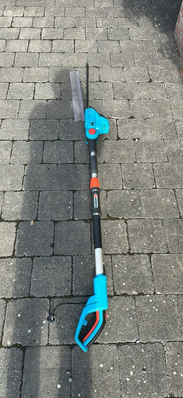 Gardena heggenschaar met stok, Ophalen, Gebruikt, Elektrisch