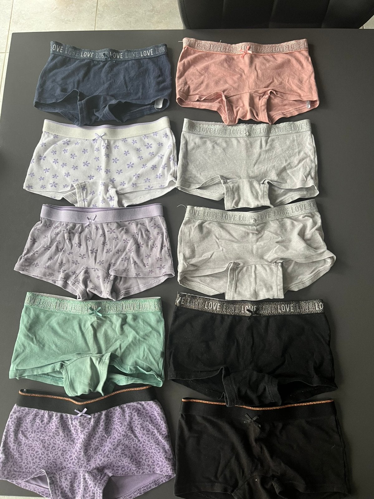 Lot sous-vêtements fille 9/10 ans, Enlèvement, Utilisé, Fille
