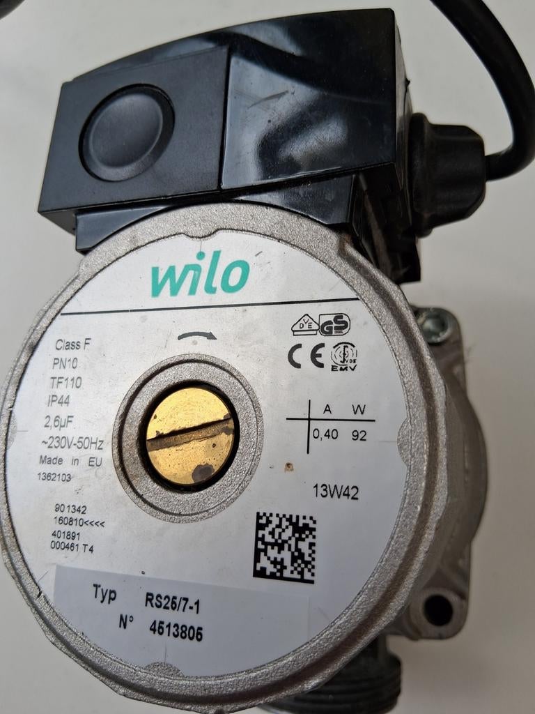 Verwarmingspomp Wilo, Ophalen, Zo goed als nieuw
