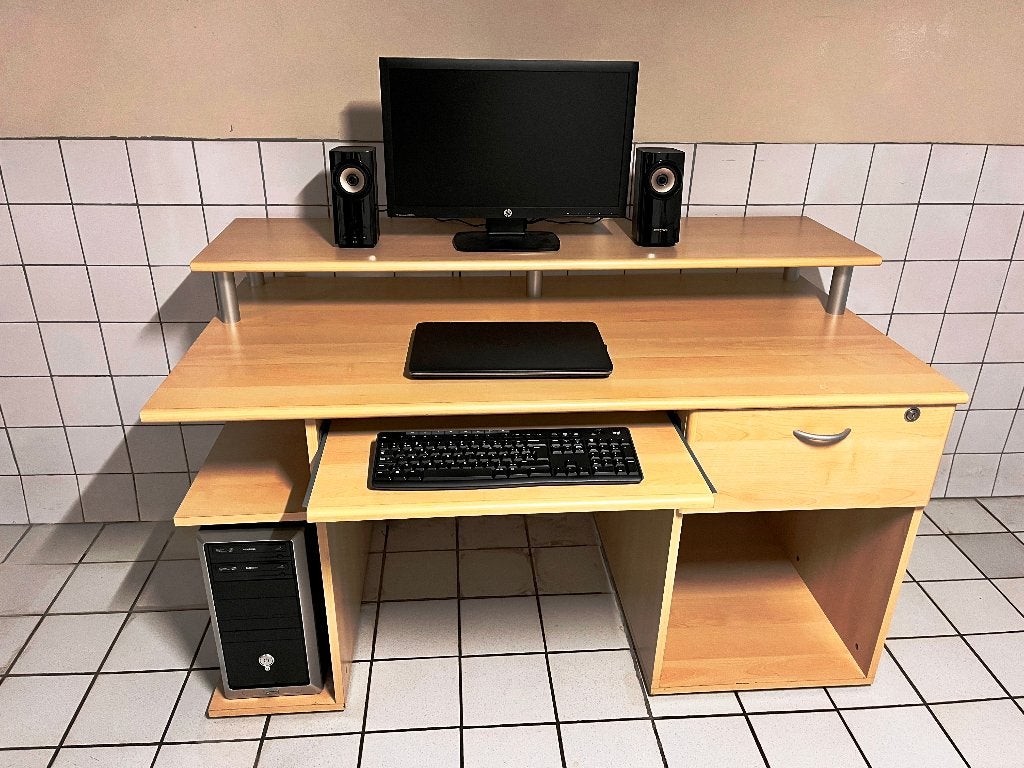 Bureaumeubel, Maison & Meubles, Bureaux, Démontable, Bureau d'écolier, 76 cm, Comme neuf