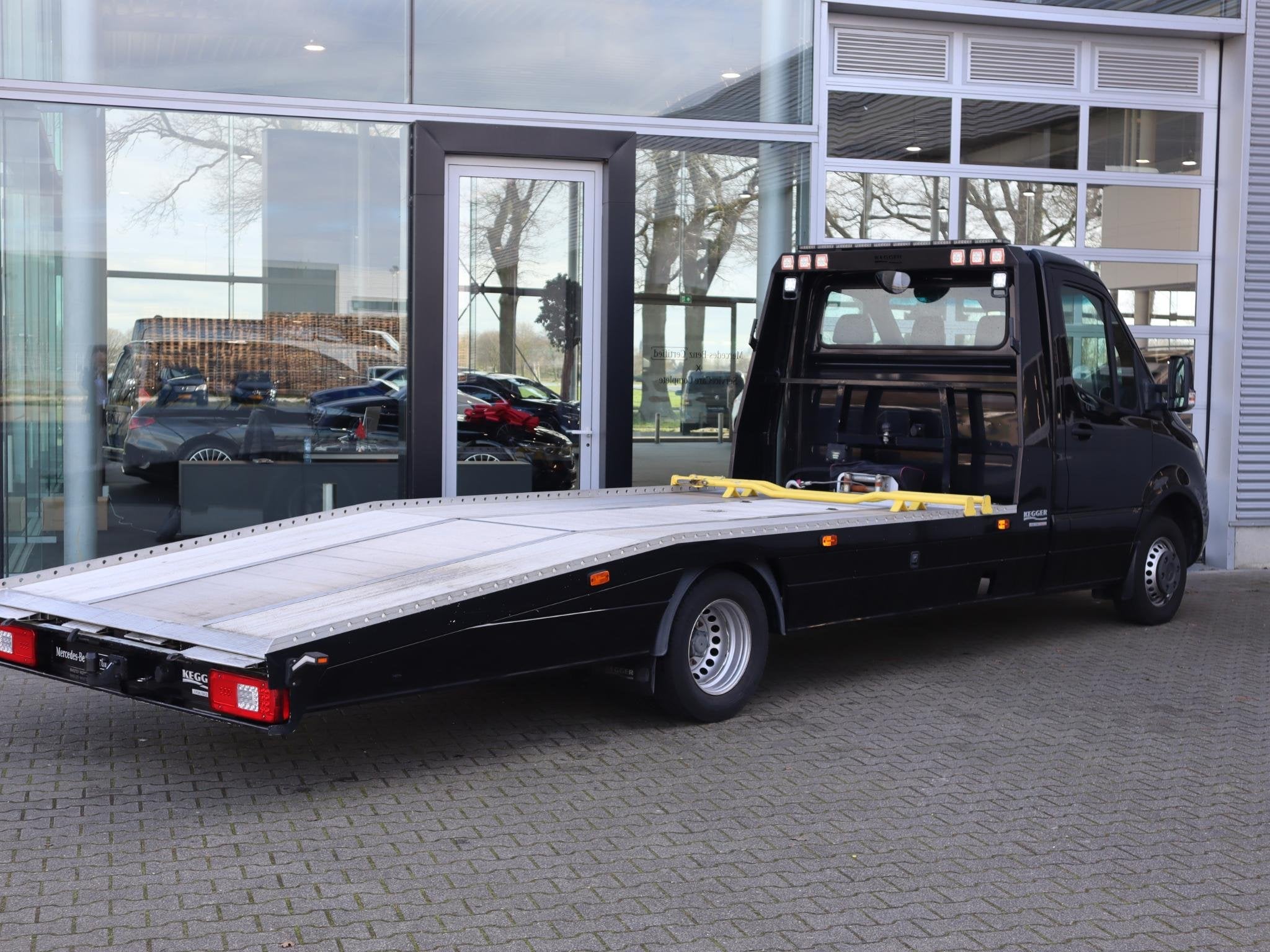 Mercedes-Benz Sprinter 519 CDI V6 OPRIJWAGEN LUCHTVERING LIE, Autos, Camionnettes & Utilitaires, 2987 cm³, Entreprise, 3 places