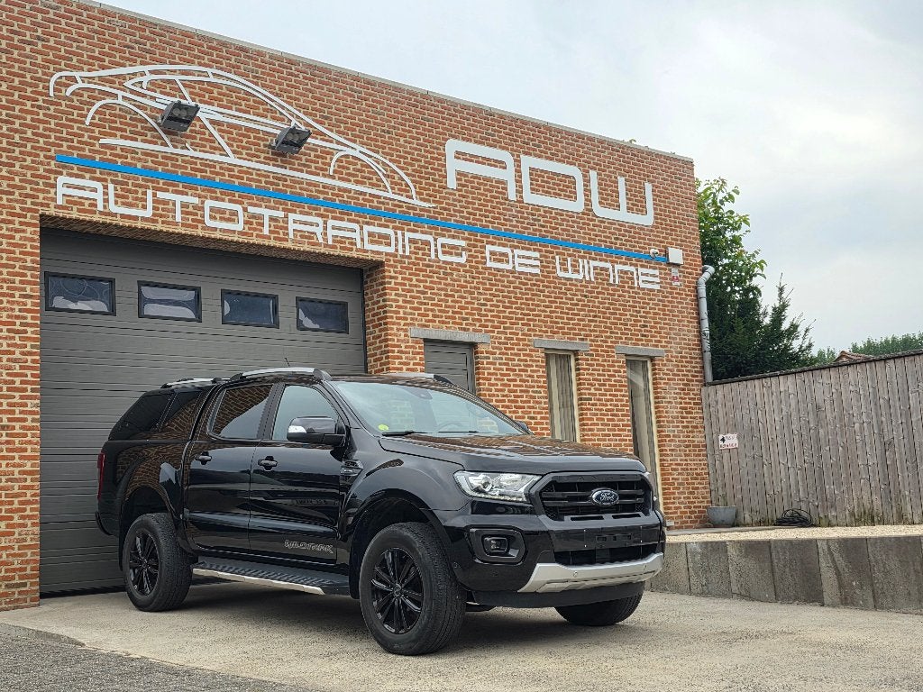 Ford Ranger Wildtrak - Trekh 3.500 KG - Hardtop - 34.000 KM, Auto's, Automaat, 4 deurs, Lichtsensor, Zwart
