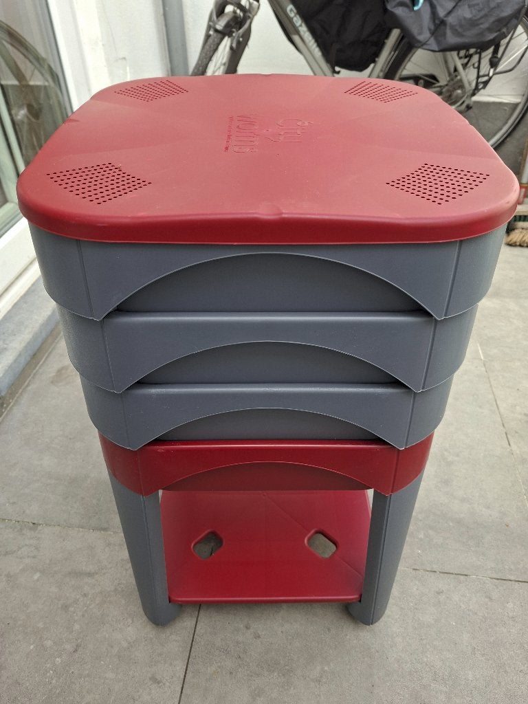 Wormenbak City Worms 3 laden, Tuin en Terras, Aarde en Mest, Ophalen, Compostbak