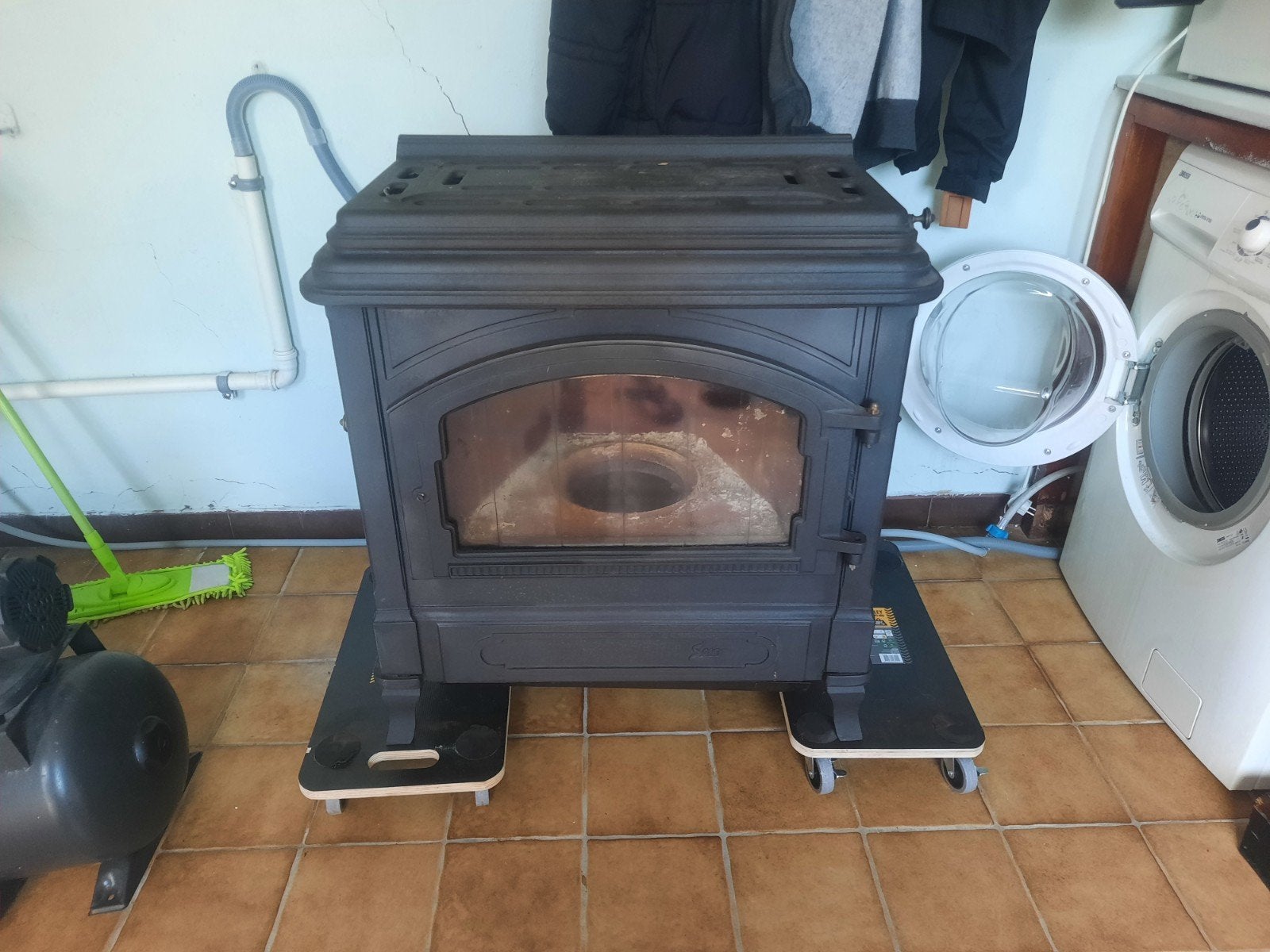 mazout kachel, Huis en Inrichting, Ophalen