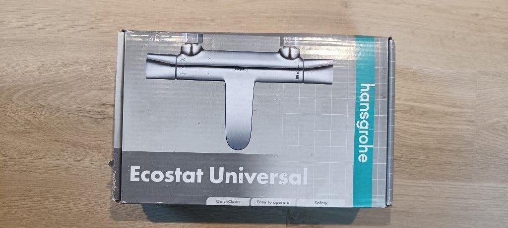 Hansgrohe Ecostat Universal –thermostaatkraan (chrome), Enlèvement ou Envoi, Comme neuf, Chrome, Baignoire