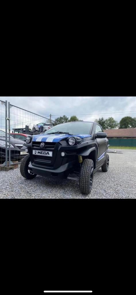 Aixam Other E-SCOUTY (bj 2023, automaat), Auto's, Automaat, Stof, Blauw, Nieuw