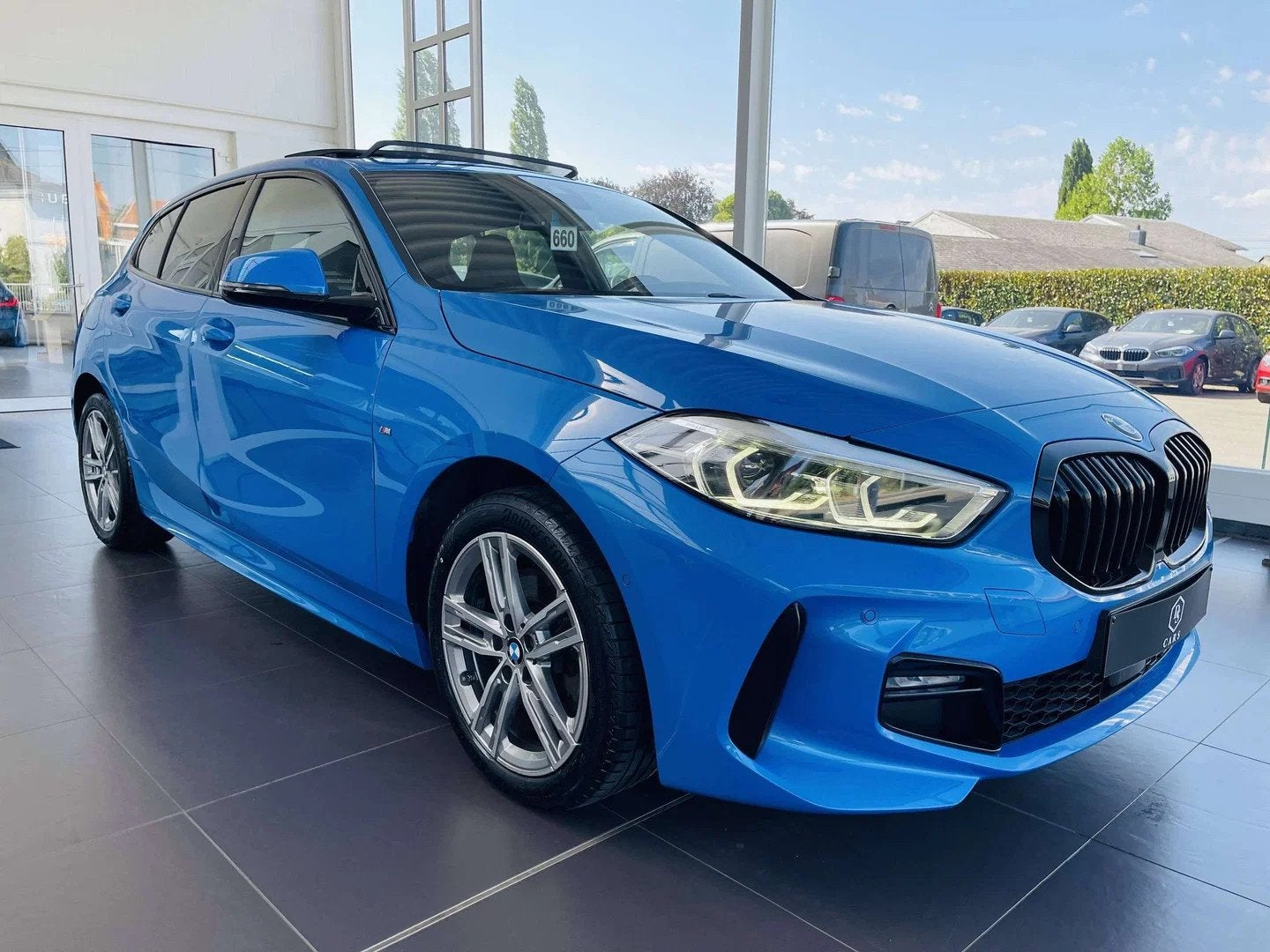 BMW 1 Serie 118 dA * GARANTIE + PACK M + TOIT PANO + LED + G, Auto's, BMW, Automaat, 1 Reeks, 4 cilinders, Blauw