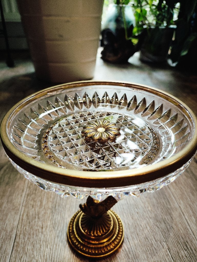 coupe vintage en cristal de **Val Saint Lambert**, Antiquités & Art, Enlèvement ou Envoi