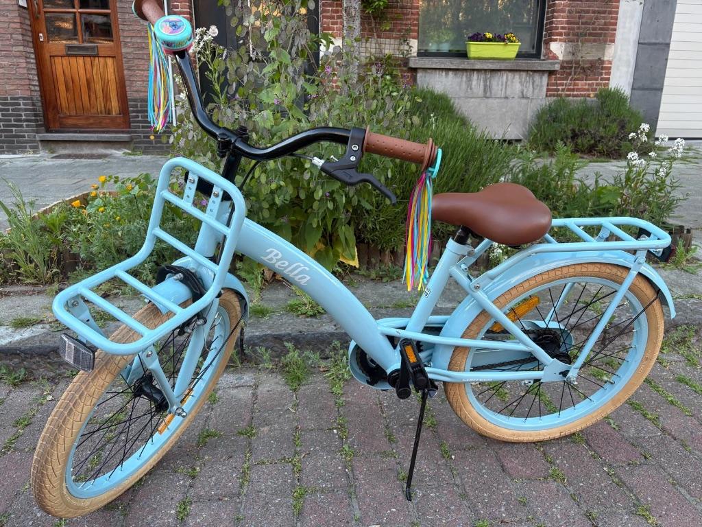 Cortego Bella 20 inch meisjesfiets – blauw, Fietsen en Brommers, Ophalen, 20 inch, Terugtraprem, CORTEGO