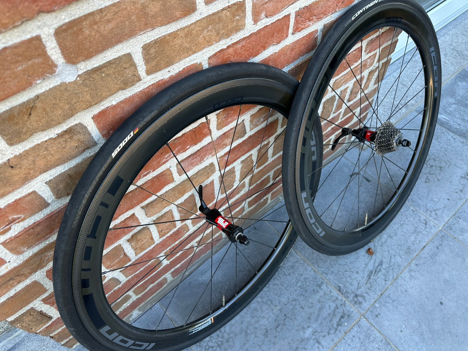 Icon carbon tubles wielen tdzwift naven, Gebruikt, Carbon, Ophalen, Overige merken