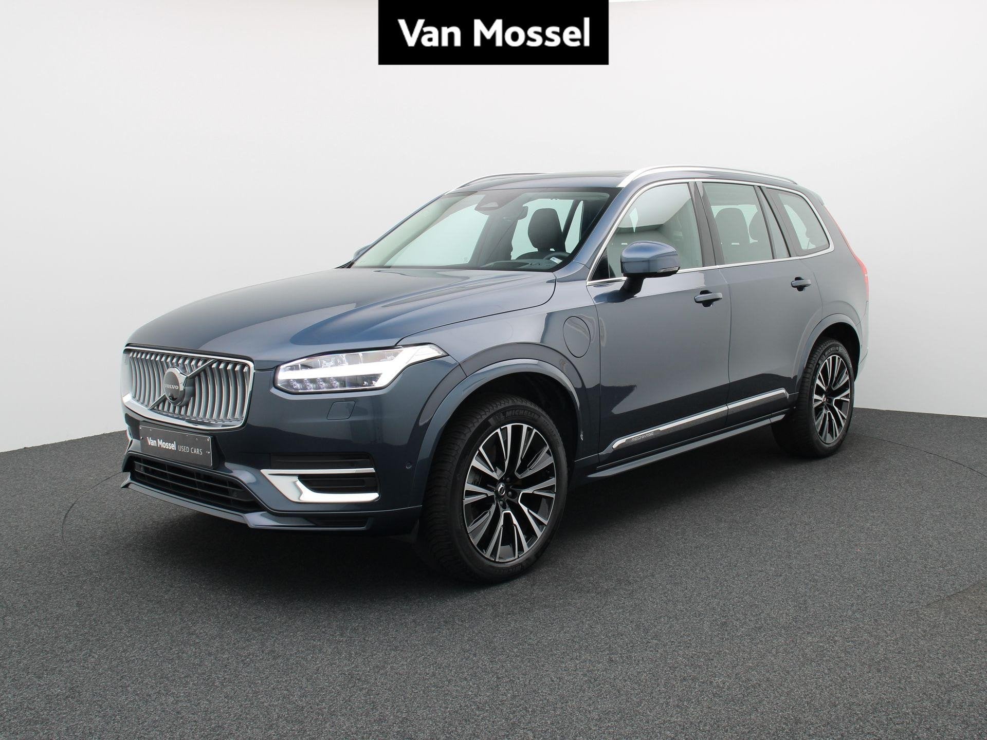 Volvo XC90 2.0 T8 4WD Ultimate Bright Aut. | SOH 100% | 7pl, Auto's, Stof, Gebruikt, 4 cilinders, 1969 cc
