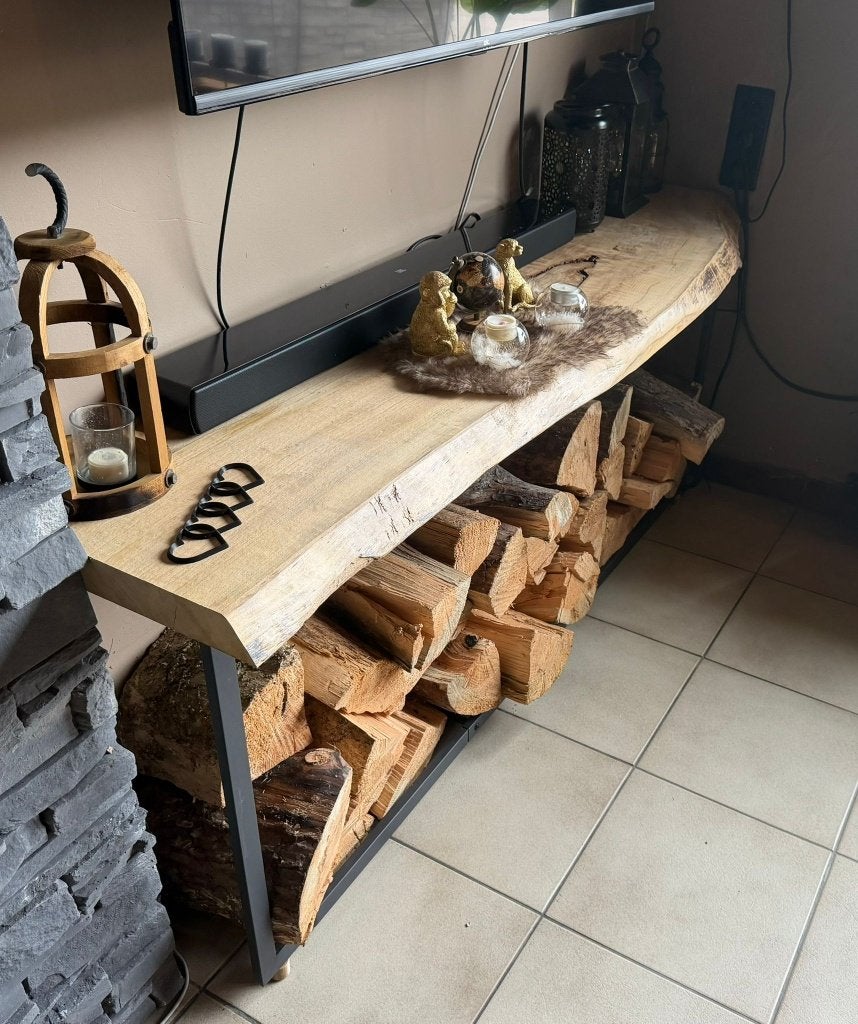 TV Kast met hout rek, Ophalen