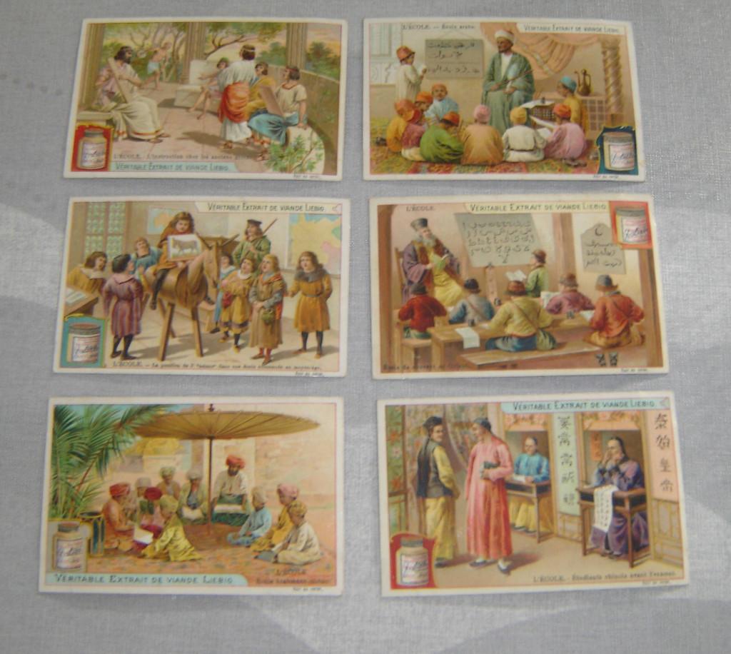 Chromos Liebig S712 avec pots, Collections, Avant 1940, Gravure, Utilisé, Autres sujets/thèmes