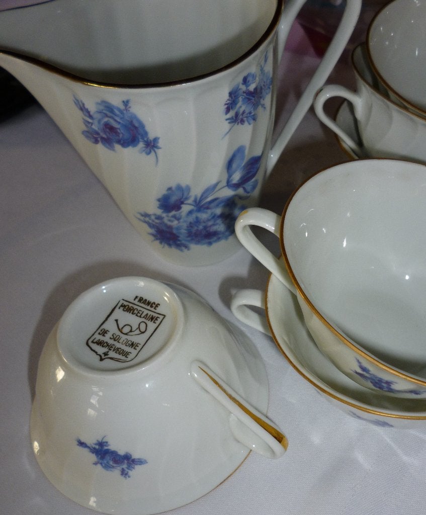 service à café en porcelaine de Sologne, Enlèvement ou Envoi