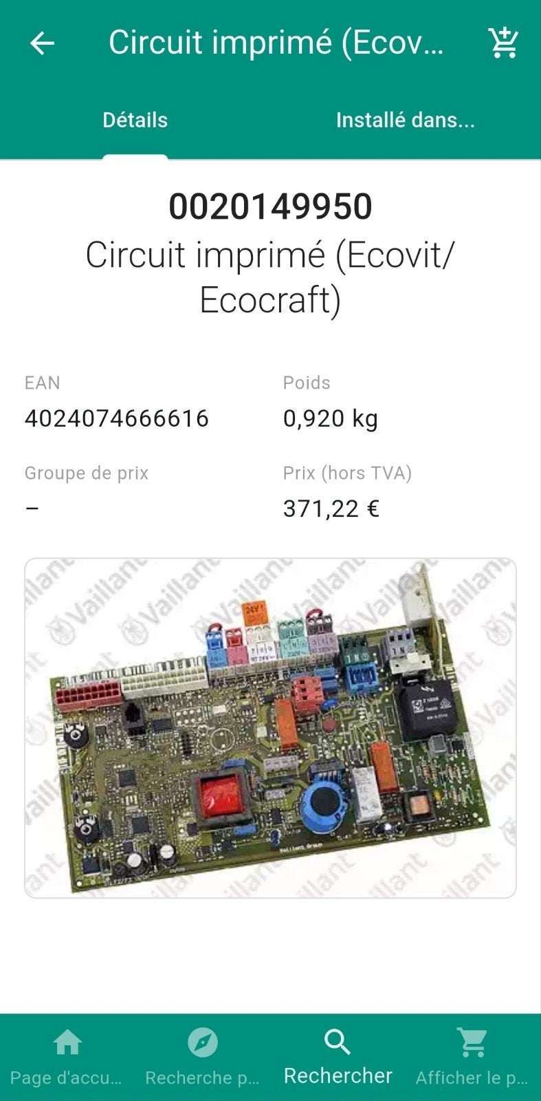 Carte Vaillant ecoVIT exclusiv VKK.../4  (100% neuve), Collections, Collections Autre, Neuf, Enlèvement ou Envoi