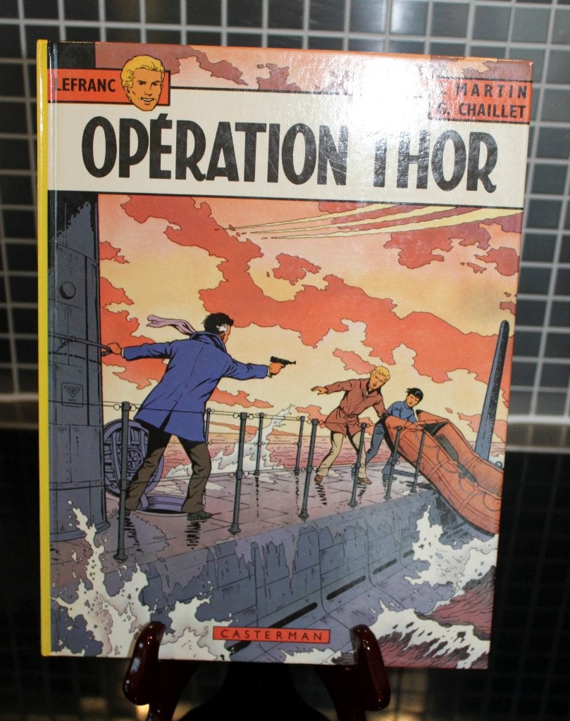 Lefranc 6 "Opération Thor"en eo et très bel état mais taches, Boeken, Ophalen of Verzenden, Gelezen