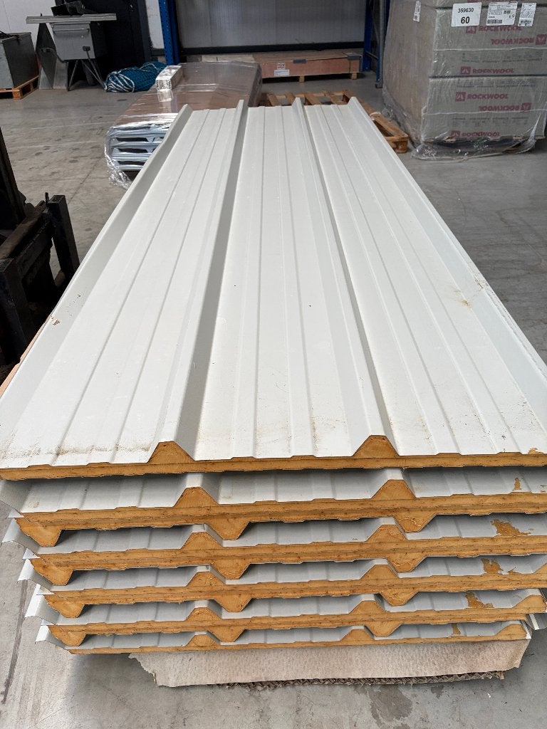 dakplaten - lichtdoolatende platen - sandwichpanelen, Doe-het-zelf en Bouw, Dakpannen en Dakbedekking, Ophalen, Gebruikt, Dakplaat of Dakpanplaat