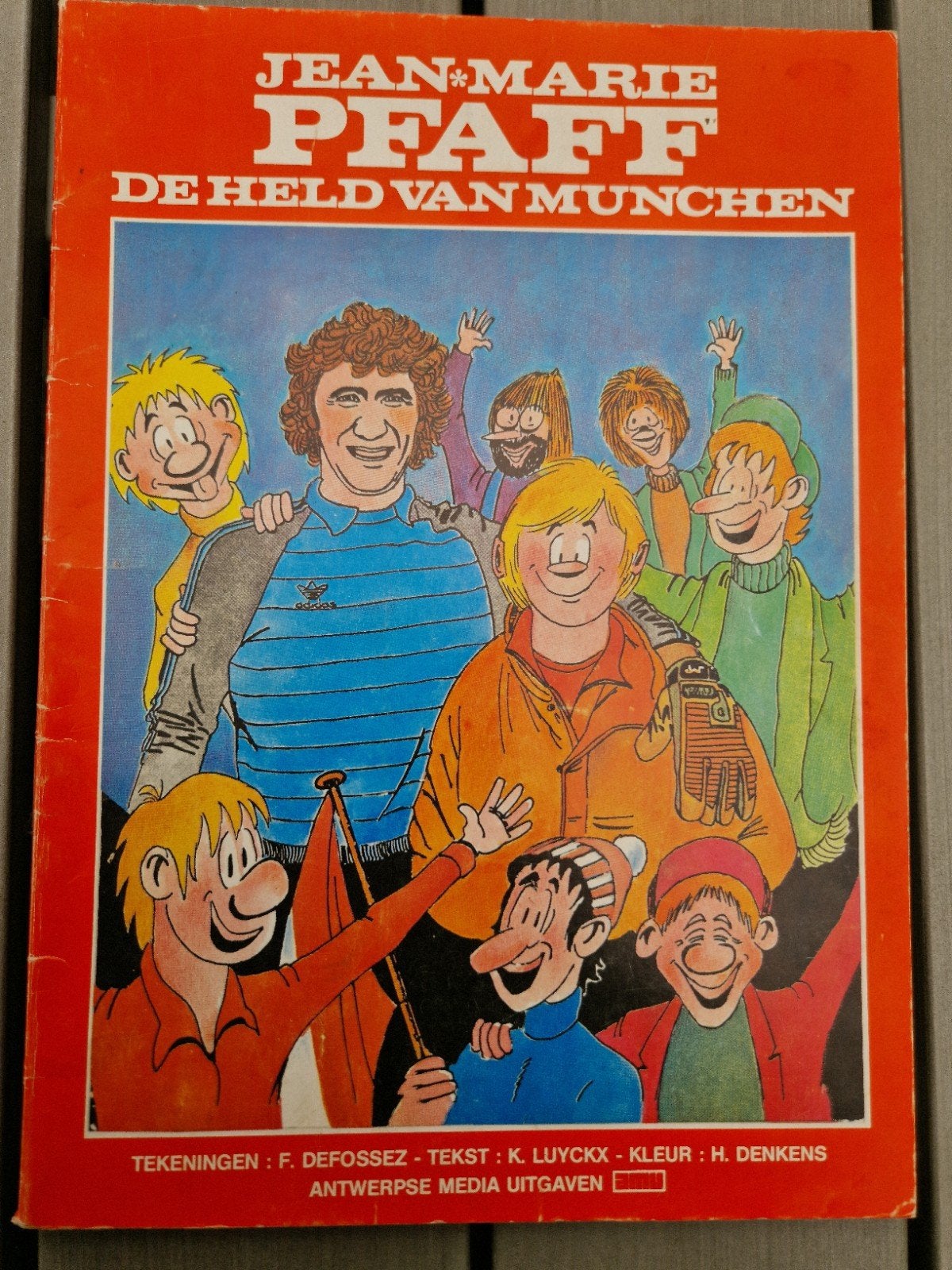 Jean-Marie Pfaff – De Held van München (1984) – zeldzaam, Boeken, Stripverhalen, Ophalen of Verzenden, Zo goed als nieuw