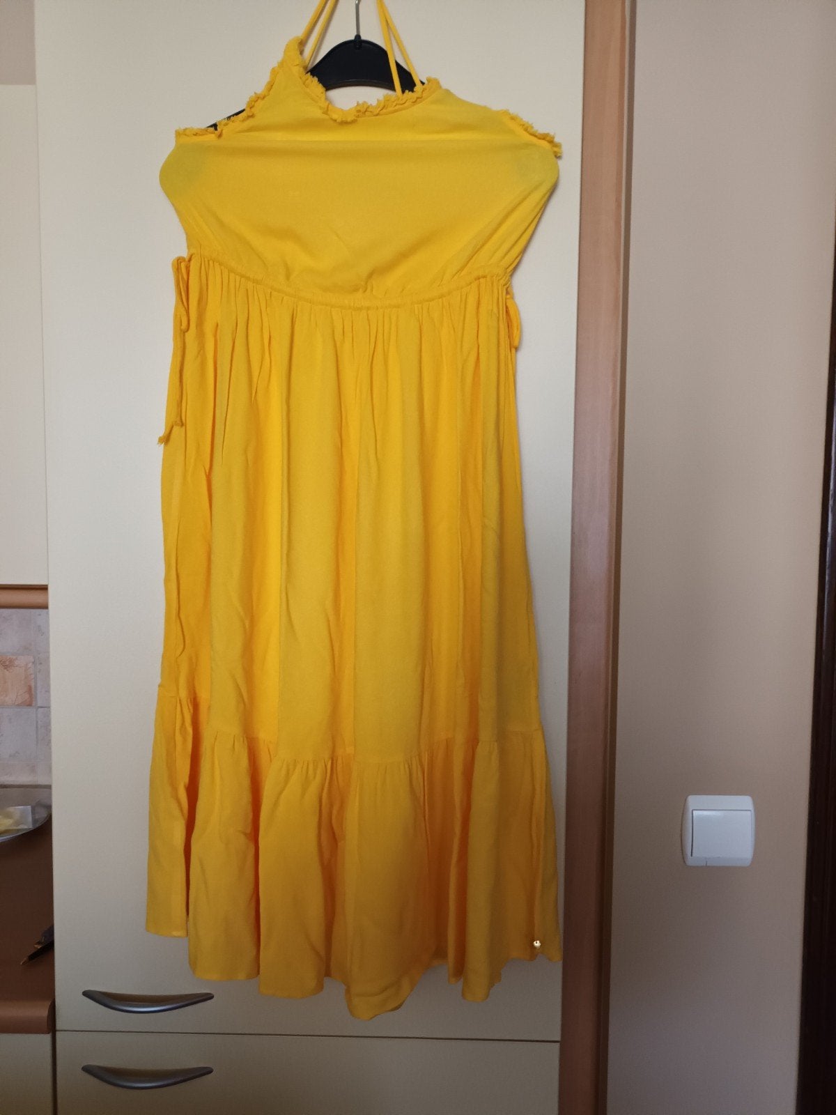 Nouvelle robe d'été à la mode SCOTT & SODA « e », Vêtements | Femmes, Enlèvement ou Envoi, Taille 42/44 (L), Jaune