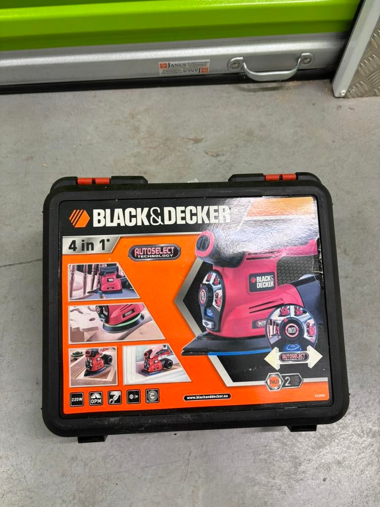 Multischuurmachine Black & Decker, Doe-het-zelf en Bouw, Gereedschap | Schuurmachines, Ophalen, Zo goed als nieuw