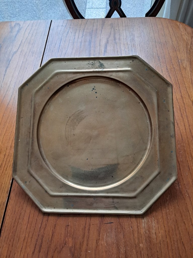 6 gepatineerde borden, Antiek en Kunst, Ophalen