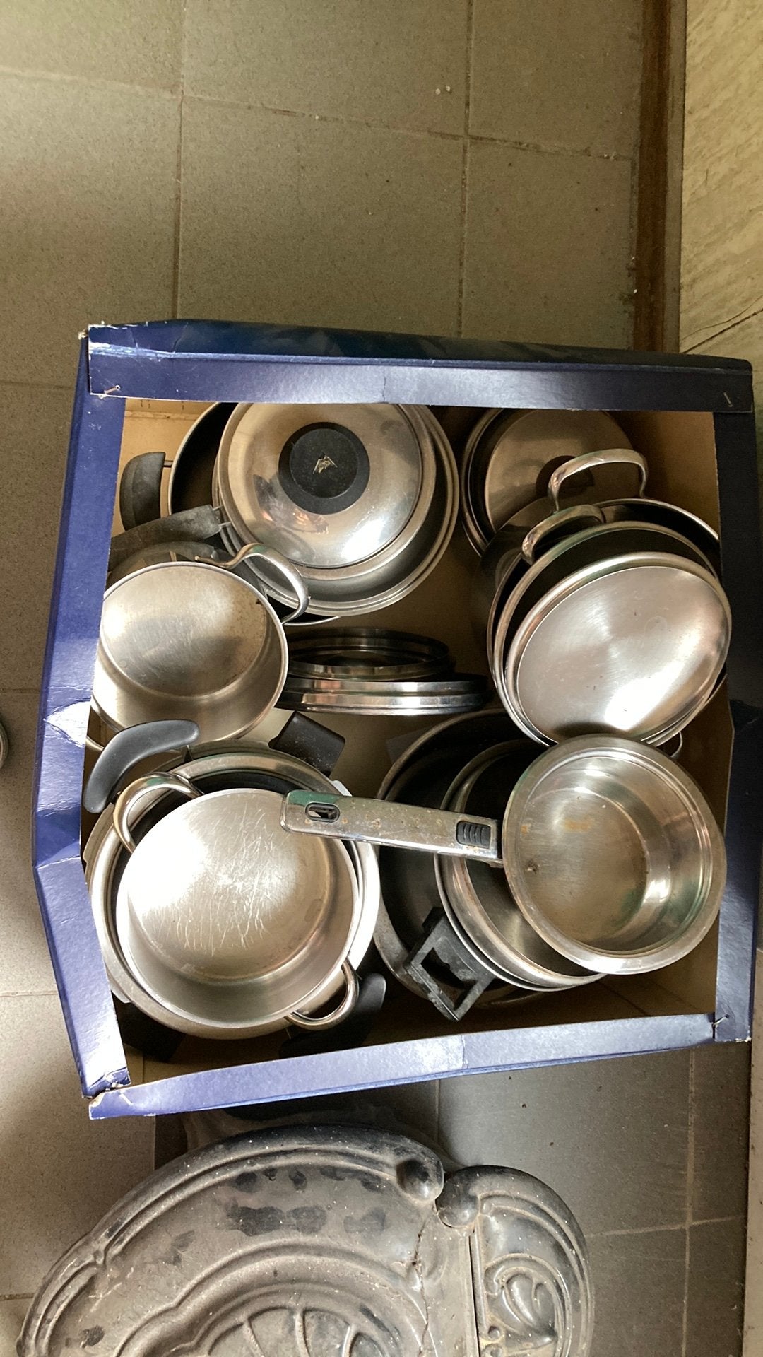 Casseroles et poêles, Enlèvement, Utilisé, Inox ou Chrome