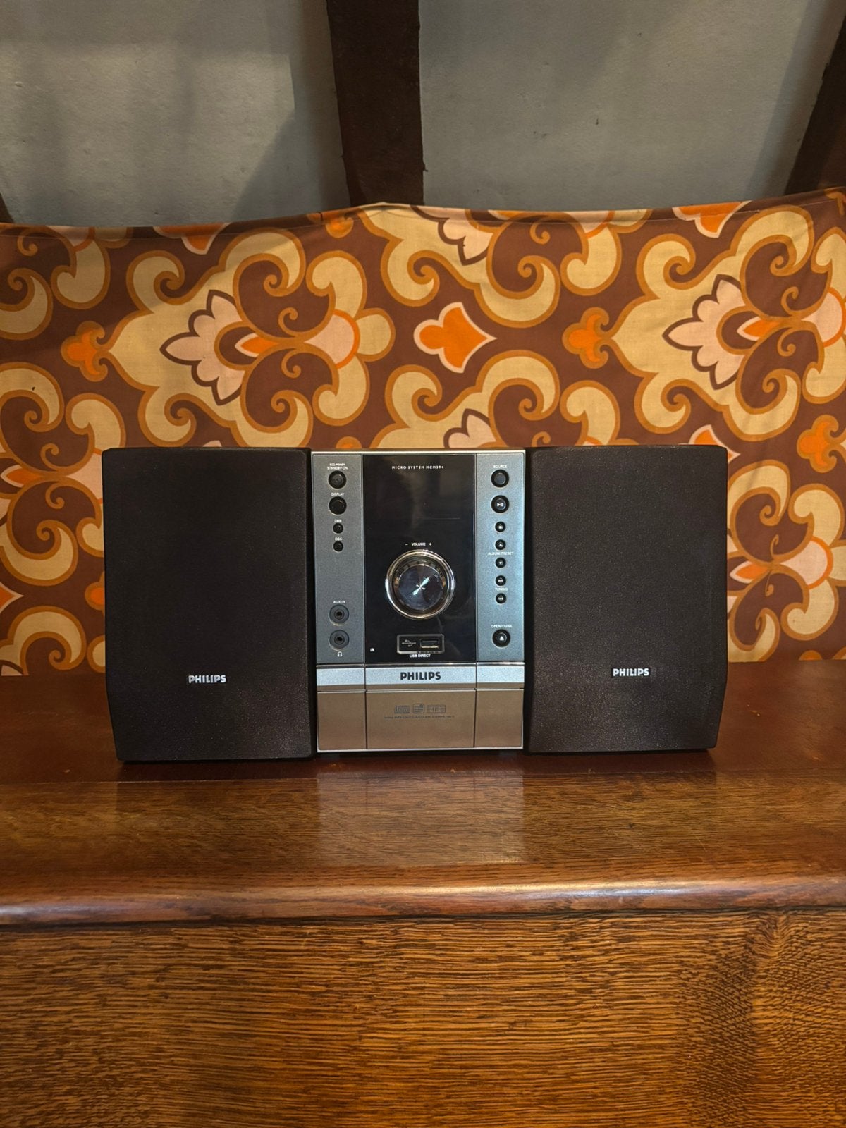 Radio Philips - Hifi Micro System MCM394, Ophalen, Philips, MP3-aansluiting, Zo goed als nieuw