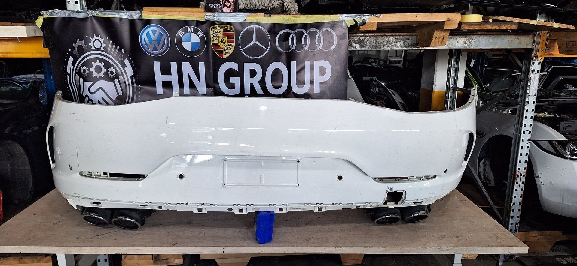 Mercedes E-Klasse W213 AMG achterbumper, Gebruikt, -, Ophalen of Verzenden, Achter