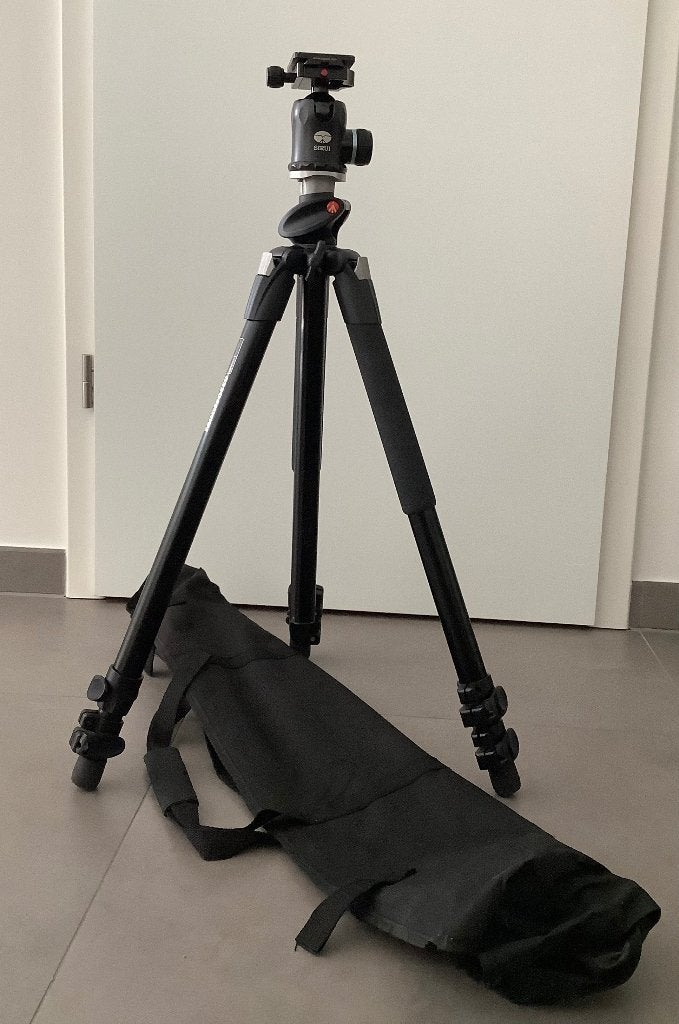 Fotografie statief, TV, Hi-fi & Vidéo, Enlèvement, Utilisé, Manfrotto, Trépied