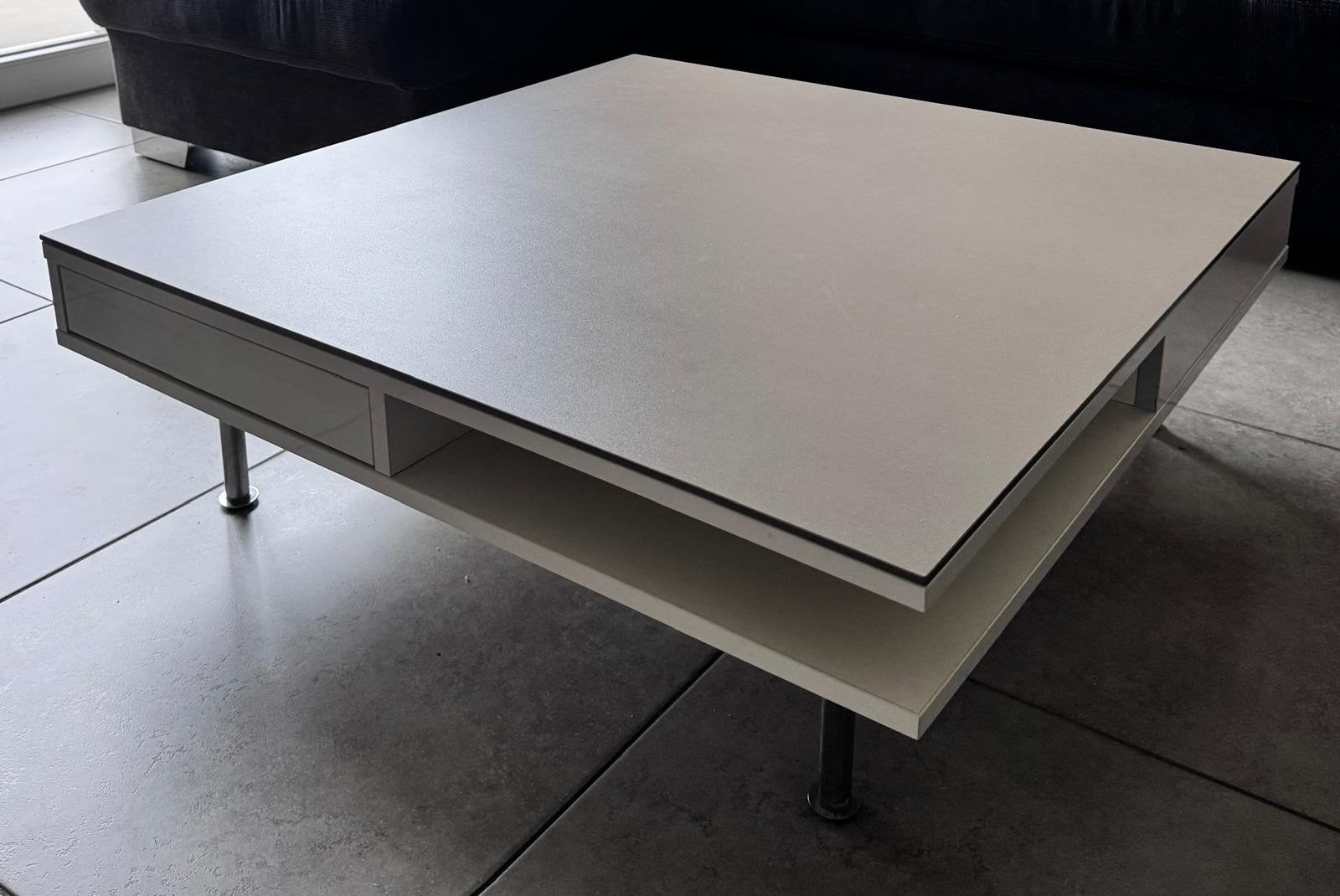 salontafel 95x95 met keramisch blad erop, Ophalen