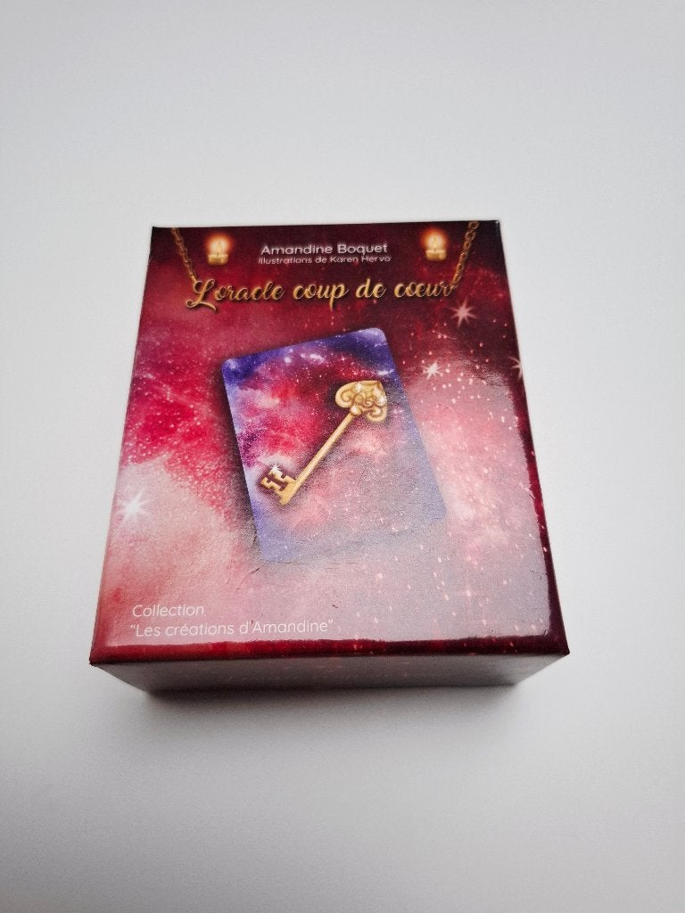 Cartes Oracle Coup de cœur auto édité., Enlèvement, Utilisé, Tarot ou Tirage de Cartes, Autres types