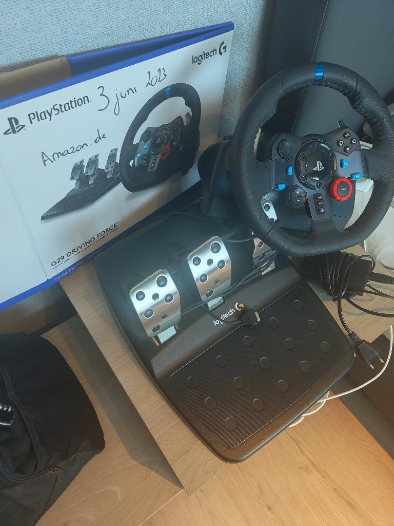 Logitech G29 Gaming Driving Force, Games en Spelcomputers, Spelcomputers | Sony Consoles | Accessoires, Verzenden, Zo goed als nieuw