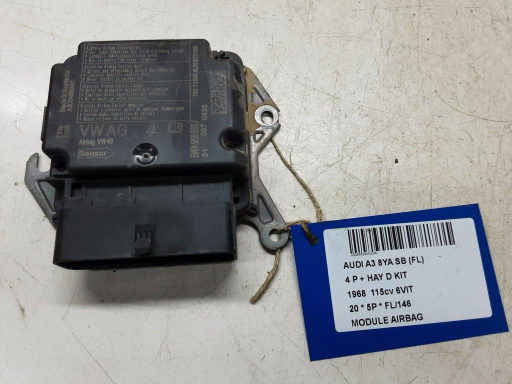 COMPUTER AIRBAG Audi A3 Sportback (8YA) (5WA959655J), Auto-onderdelen, Gebruikt, Mevr. I. Hauben, Audi, Rue de l'Espoir 34 34
4030  GRIVEGNÉE, BE