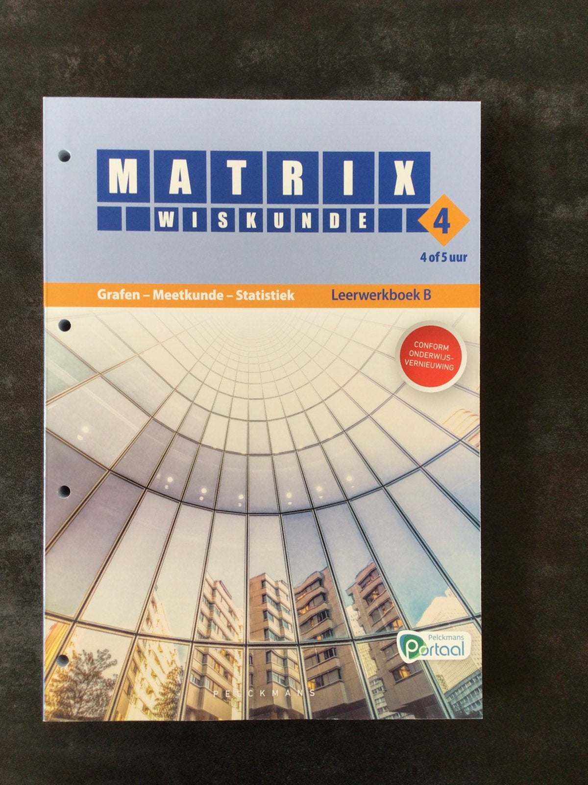 Matrix Wiskunde 4.4-5 Leerwerkboek B Grafen – Meetkunde – St, Enlèvement, Neuf, Secondaire, Néerlandais